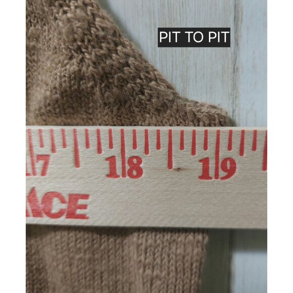 NWT Commense Womens Sleeveless Brown Knit Cropped Top Cotton Blend Size Large - Picture 3 of 8